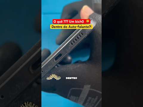 Auto falante estourado , áudio travando #assistenciatécnica #celular #repair #entretenimento #dicas