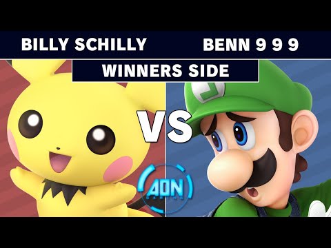 AON Ultimate 57 - Billy schilly (Pichu) vs Benn 9 9 9 (Luigi) Winners Round 2 - Smash Ultimate