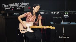 Video thumbnail for NAMM 2019: Dr. Molly Miller Demonstrates iRig Micro Amp by ikmultimedia