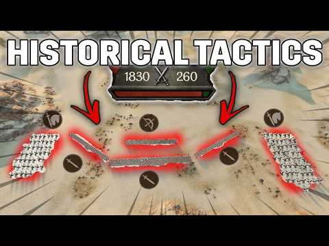 Can I use real HISTORICAL TACTICS to win BATTLES in Bannerlord?