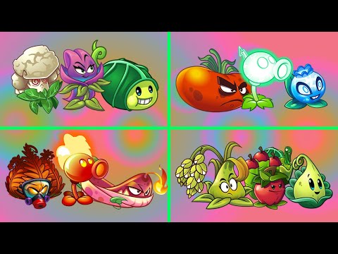 04 Team Plant (Caulipower, Firepeashooterm, Ultomato, Stickybombrice) - Who Will Win?