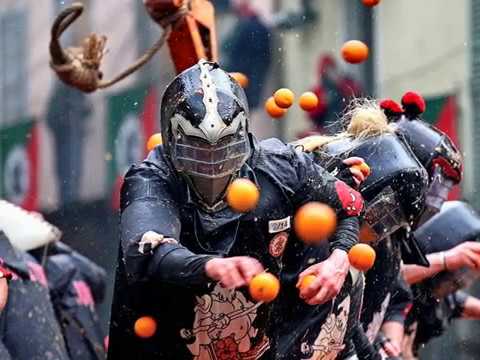 Carnevale di Ivrea La battaglia delle arance Italia