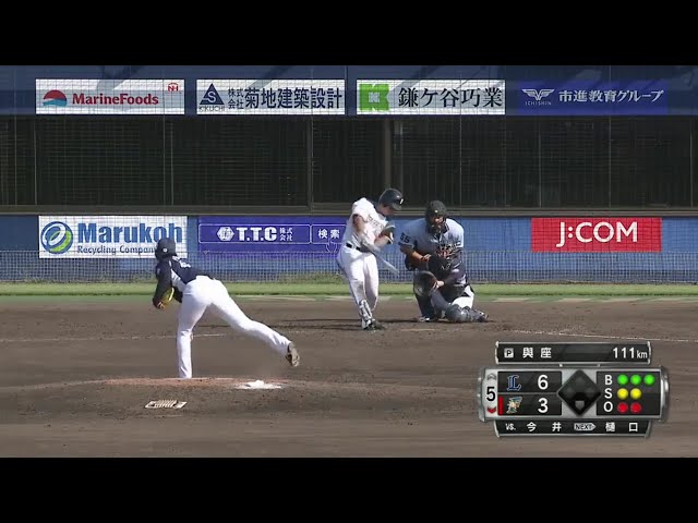 【ファーム】難しい球を一振りで運んだ!! ファイターズ・今井が追撃のソロホームラン!! 2020/9/21 F-L(ファーム)