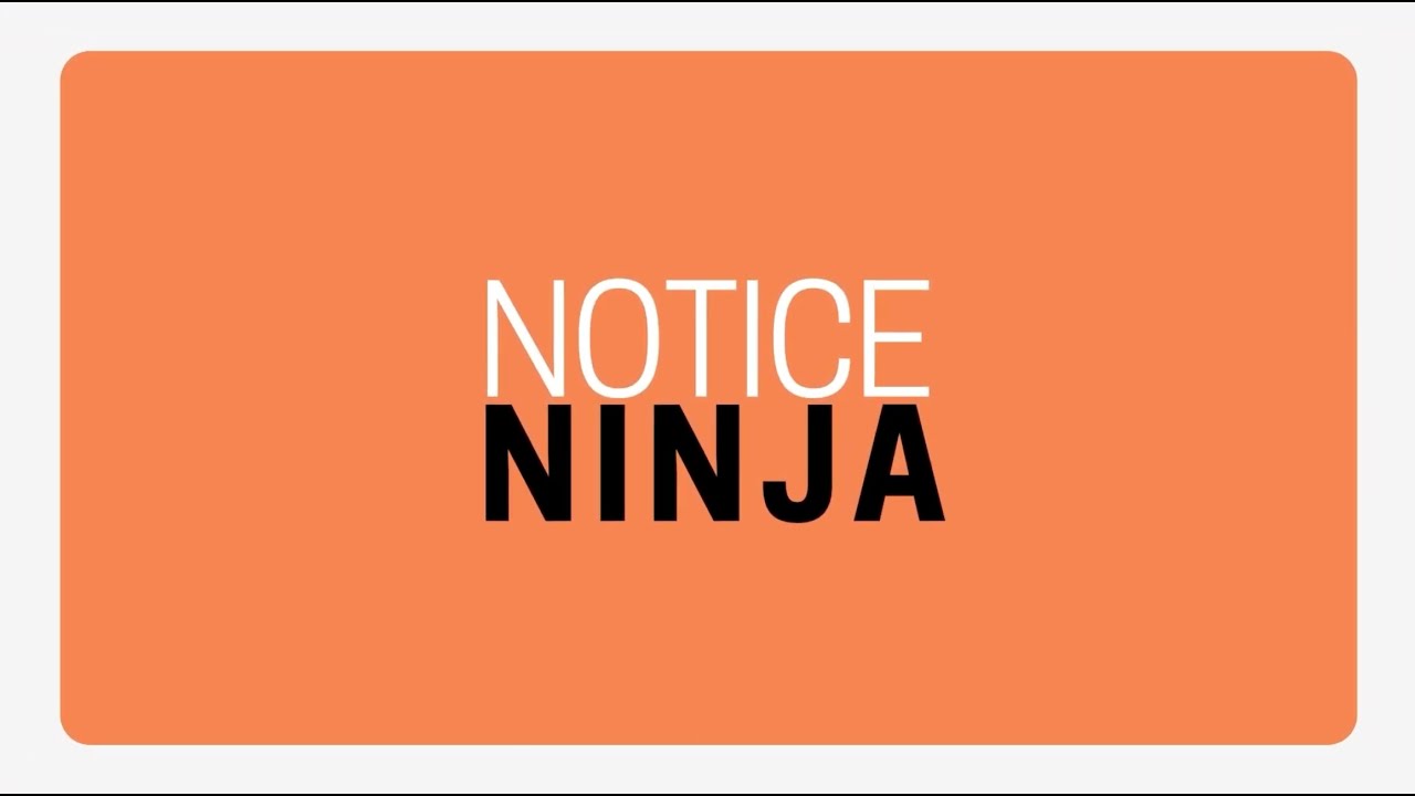 Watch the NOTICENINJA Platform Demo