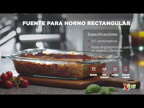 Enciende tu cocina con Pyrex | Fuente de Horno Rectangular de Pyrex 20cm