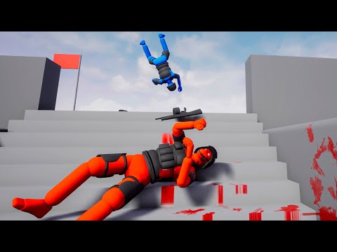 MANTA'S WARBOX! Active Ragdoll Physics! NPC Wars RED vs BLUE! #1