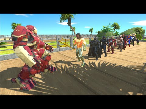 HULKBUSTER OASIS DEATH RUN - Animal Revolt Battle Simulator