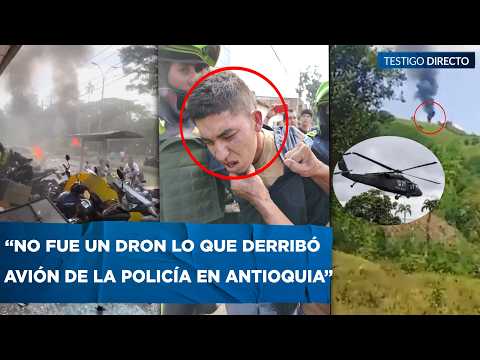 “No fue un Dron” Así Las FARC derribó helicóptero de policía en Antioquia y se Burla ¡Indignante!