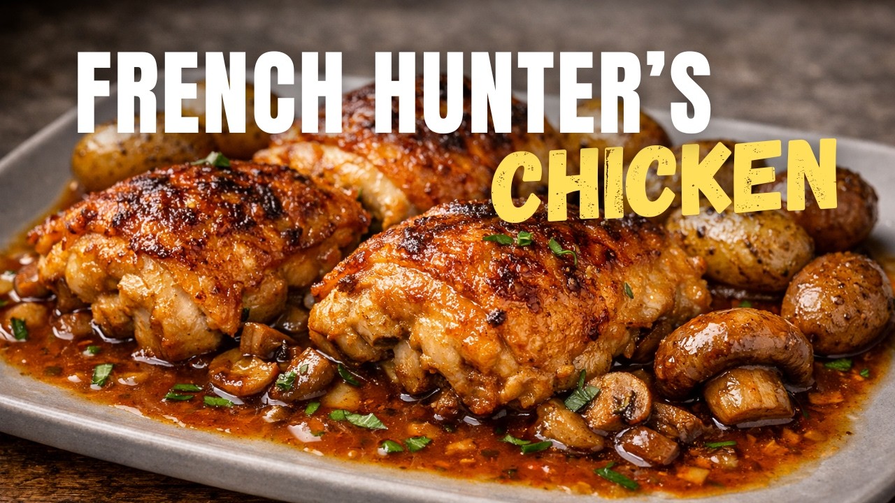 Weekend Comfort – Poulet Chasseur (French Hunter’s Chicken) | #comfortfood #fallrecipes by Gastro Groove — recipe photo