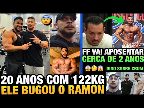 RAMON ASSUSTADO COM TAMANHO DESSE ATLETA DE 20 ANOS E 122KG + FRANCO VAI SE APOSENTAR EM 2 ANOS E +