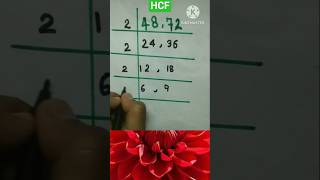Easiest Trick to Find HCF | HCF Shortcut for Students#shortcut #shorts 😲