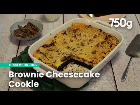 Hybrid Dessert Brownie – Cheesecake – Cookie