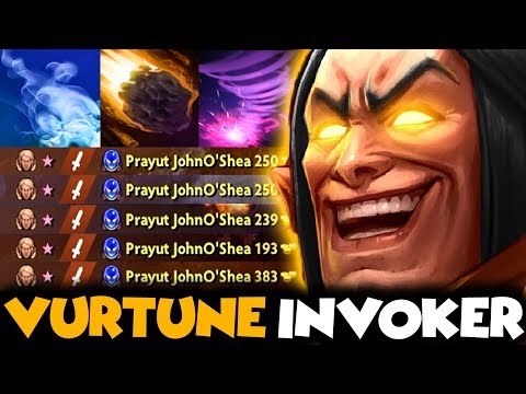 What Happens When Vurtune Plays Invoker In The SEA Sever | EPIC COMBO SKILLS - Dota 2 Invoker