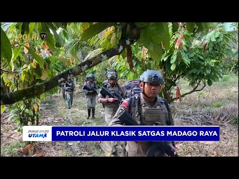 SATGAS MADAGO RAYA INTENSIFKAN PATROLI JALUR KLASIK JAGA KONDUSIVITAS WILAYAH