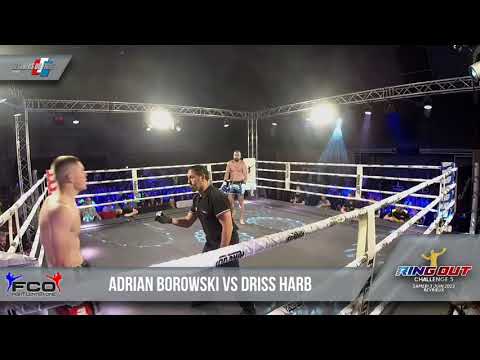 RING OUT CHALLENGE 5  Combat PRO Super Fight  75kg Adrian Borowski vs Driss S Line HARB