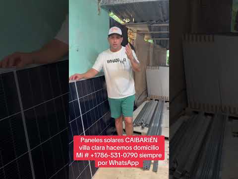 Paneles solares de 600W Bifaciales CAIBARIÉN villa clara