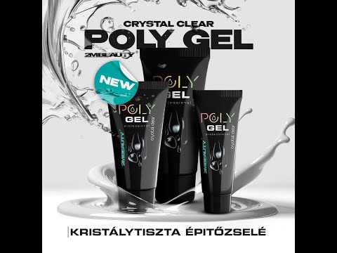 Polygel - Crystal Clear - HEMA Mentes Kristálytiszta Építőzselé