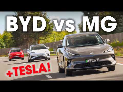 NEW Tesla Model Y vs BYD Sealion 7 vs MG IM6 review – which is BEST? | What Car?