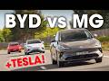 NEW Tesla Model Y Vs BYD Sealion 7 Vs MG IM6 Review Which Is BEST What Car