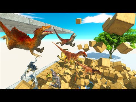 Jumping Race To Get A Pig - All Units 🐖 | Animal Revolt Battle Simulator