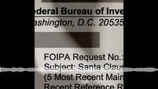Asking the FBI to Release the Santa Files | Disclosure