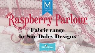 Sue Daley's Raspberry Parlour Fabric Range - Riley Blake Designs
