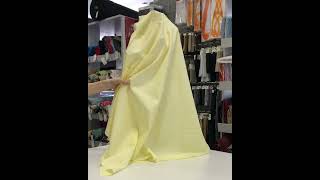 22134 Поплин цвет Жёлтый 110 гр/м2, 144 см на YouTube 1