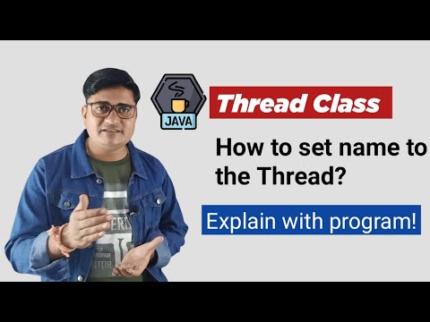 How To Set Thread Name In Java Thread Java Thread Set Name Example Naming A Thread In Java