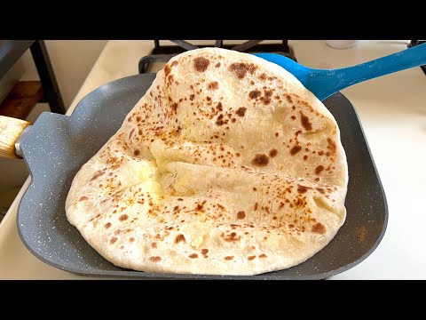 Masa con 3 INGREDIENTES para TORTILLAS DE HARINA RELLENAS DE QUESO!!