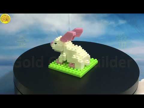 【金幣】LEGO 樂高 Rabbit 兔子 60片 Zoobabies 001 Bricks Intellect 定格動畫【Gold Coin Builder】