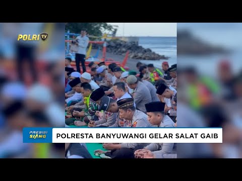 POLRESTA BANYUWANGI GELAR DOA BAGI KORBAN KMP TUNU PRATAMA JAYA