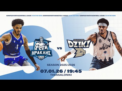 IRAKLIS B.C. v Dziki Warszawa |  Jan 7, 2026, 7:45 PM | ENBLeague 2025/26