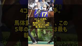 なぜ上がり34秒4でも勝てたのか 2024年新潟記念シンリョクカ #Shorts