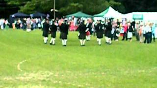 Eastbourne Scottish Pipe Band (ESPB) play at the Maresfield Summer Fayre 2010