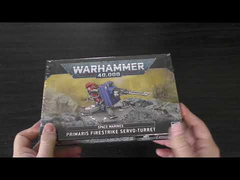 Space Marines - Primaris Firestrike Servo-Turret - Unboxing (WH40K)