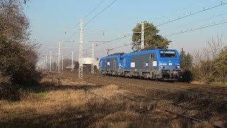 preview picture of video 'BB27143 BB27137 RégioRail ETF de passage vers Lyon'
