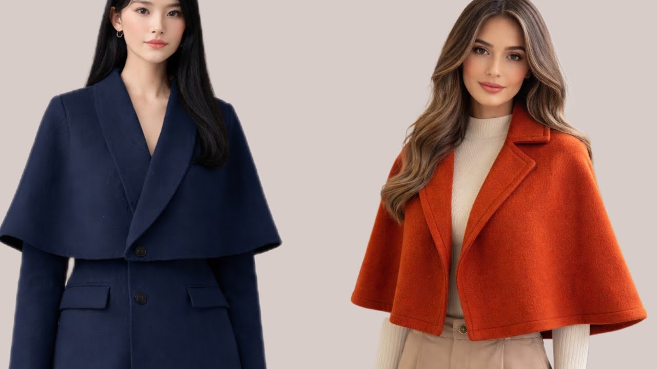 ♦️How to Draft a Tailored Cape Coat Pattern | Step-by-Step Pattern Making ✂️(Part 1)