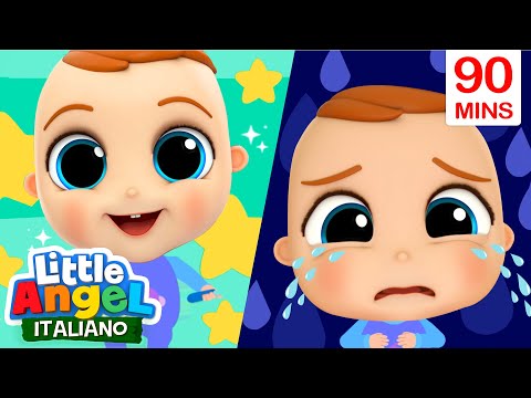 Impara a Riconoscere Sentimenti 🥰🌼 Cartoni Animati con Gianni Piccino - Little Angel Italiano