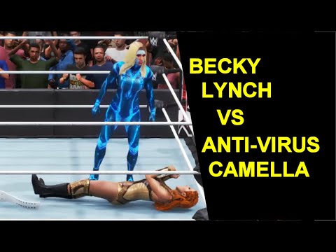 WWE 2K20 Anti-Virus Carmella vs Becky Lynch KO Match