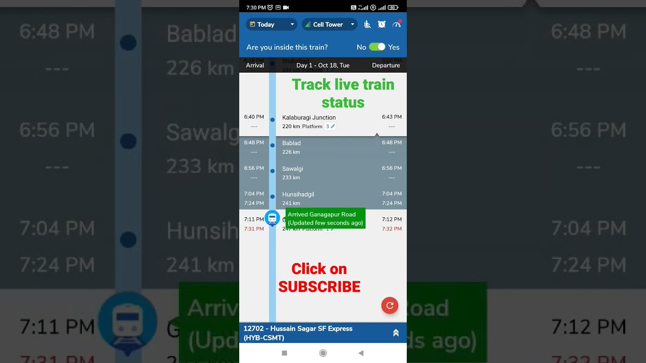Track live train status online or through gps by where is my train app #shorts #trend #viral