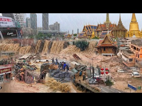 Thailand’s South in Chaos: Monsoon Floods Destroy Homes, Sweep Away Cars — Thousands Trapped Now