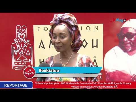 Culture et philosophie : 200 étudiants de l’université FHB visitent la fondation Amadou Hampâté BÂ