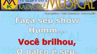 Voce mulher   Paula Fernandes   karaoke