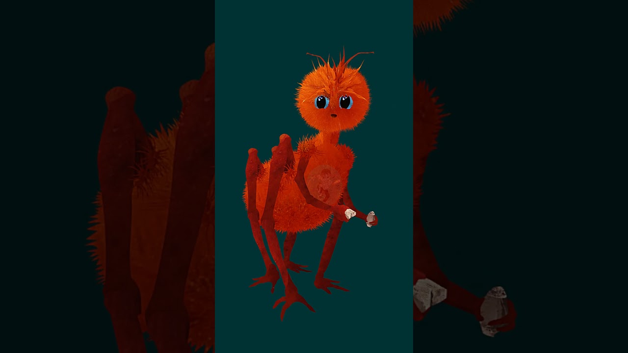 Hand made animation #alien #vector #graphics #coreldraw