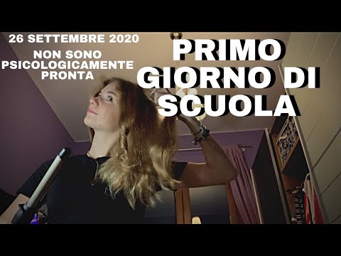 PRIMO GIORNO DI SCUOLA 2020!!!VLOG