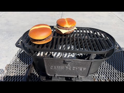Cast Iron Wednesday: Camp Chef Cast Iron “Sportsman” Grill first cook and Impressions