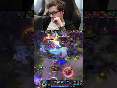 MIRACLE- giving a slark show entered the fountain #dota2 #dota2highlights