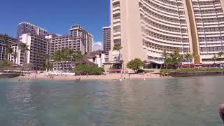 Paddleboarding at Waikiki