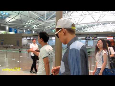 (Fancam) 130712 Ryeowook, Eunhyuk , Kyuhyun incheon airport to Hawaii