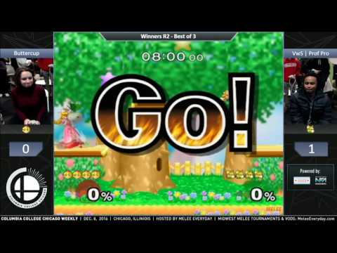 CCC Weekly [12/8/16] - VwS | Professor Pro (Fox) vs. Buttercup (Peach) - SSBM - Winners R2